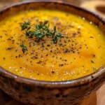 A Bowl of Butternut Squash Soup