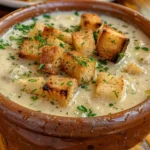 A Bowl of Creamy Reuben Soup