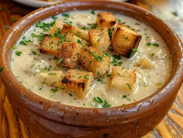 A Bowl of Creamy Reuben Soup