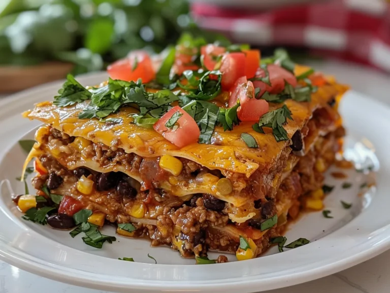 Appetizing Slow Cooker Taco Casserole