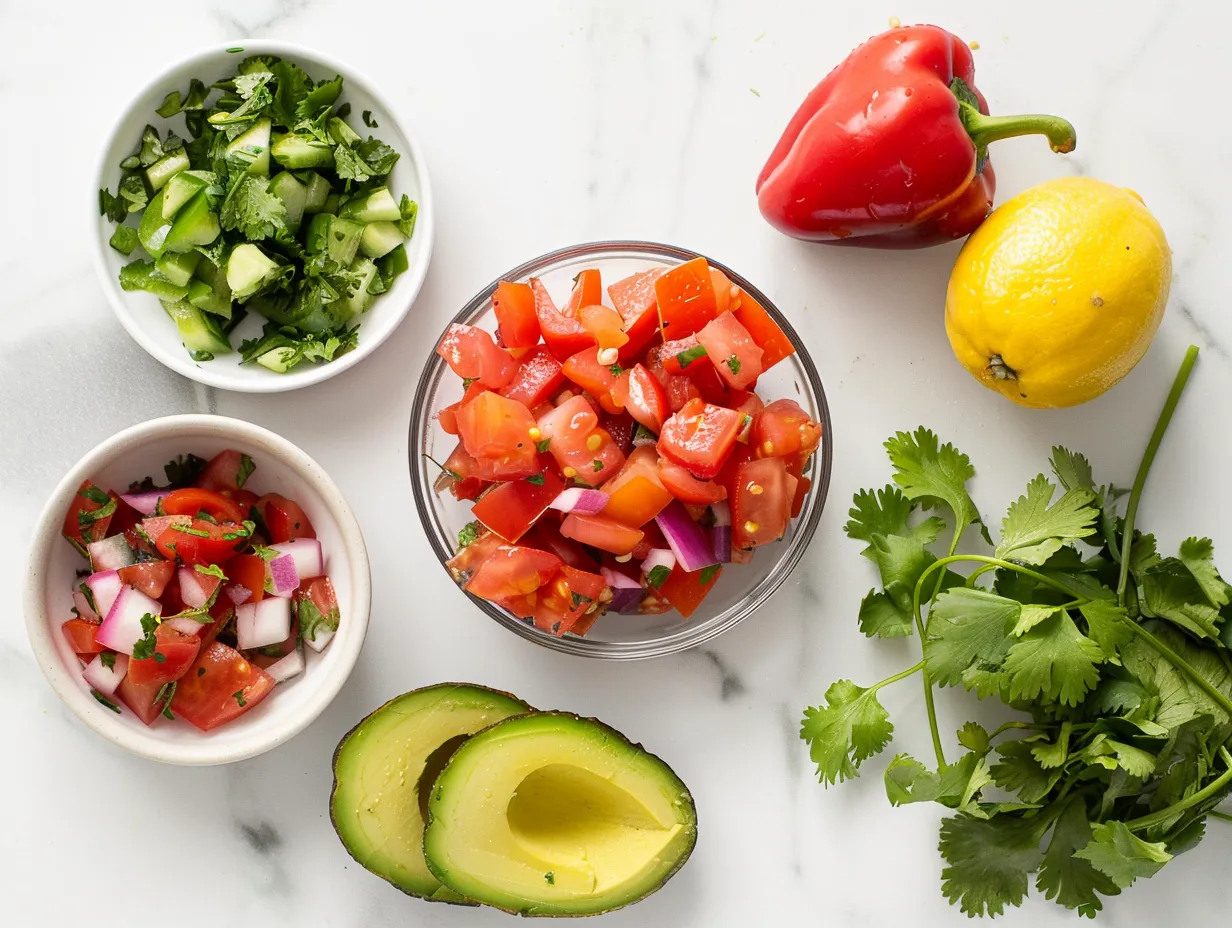 Ingredients for making delicious breakfast burritos with chorizo, eggs, and cheese