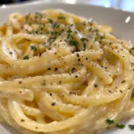 Creamy Butternut Squash Pasta on Rustic Table