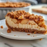 Delicious Apple Crisp Cheesecake