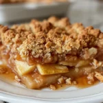 Delicious Homemade Apple Crisp Ready to Serve