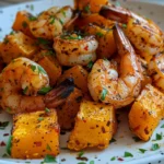 Delicious Spiced Shrimp and Roasted Honeynut Squash