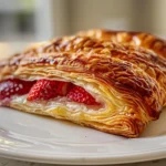 Delicious Strawberry Danish with Cream Cheese