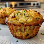 Freshly Baked Parmesan Zucchini Muffins