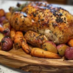 Mouthwatering Roast Chicken with Root Vegetables
