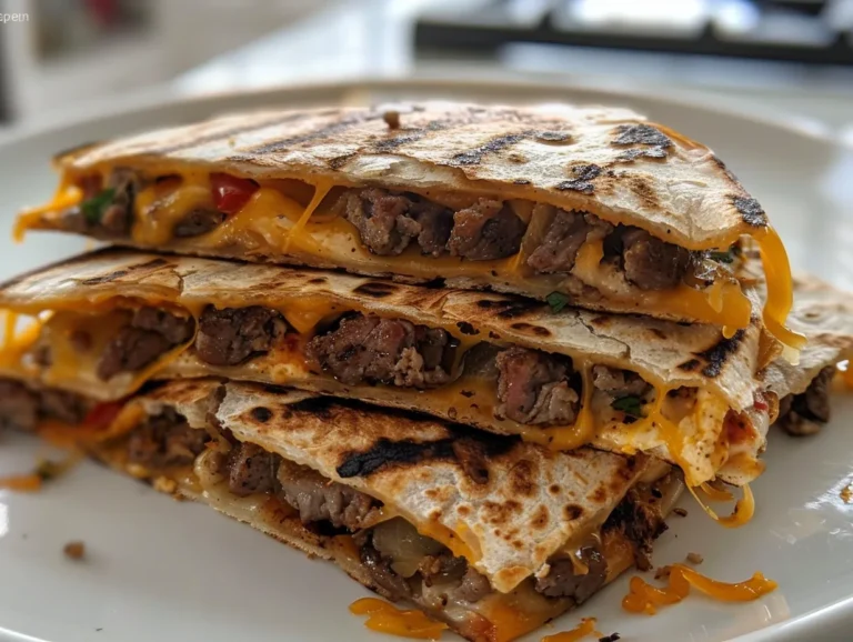 Mouthwatering Smashburger Quesadillas Stacked High