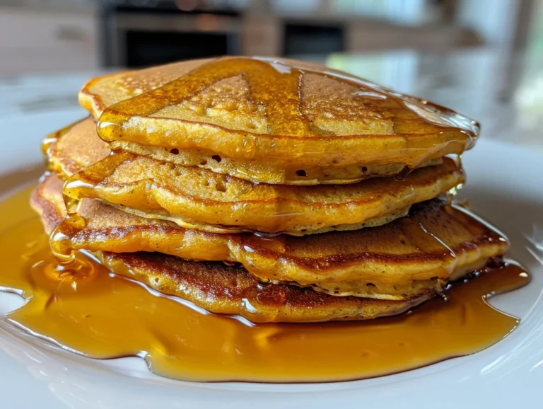 Pile of Butternut Squash Pancakes