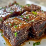 Slow Cooker Beef Short Ribs Appetizing Display