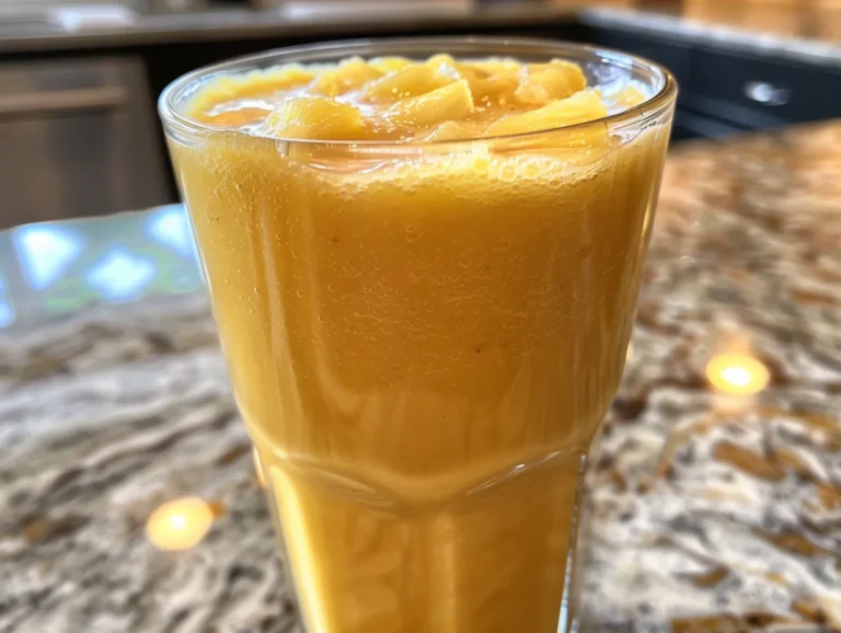 Vibrant Pineapple Ginger Smoothie