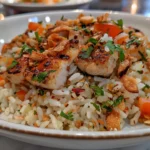 Vibrant Satay Crispy Rice Salad Bowl