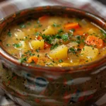 Warm and Comforting Bowl of Italian Penicillin Soup