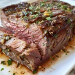 Appetizing Chuck Roast on a Plate