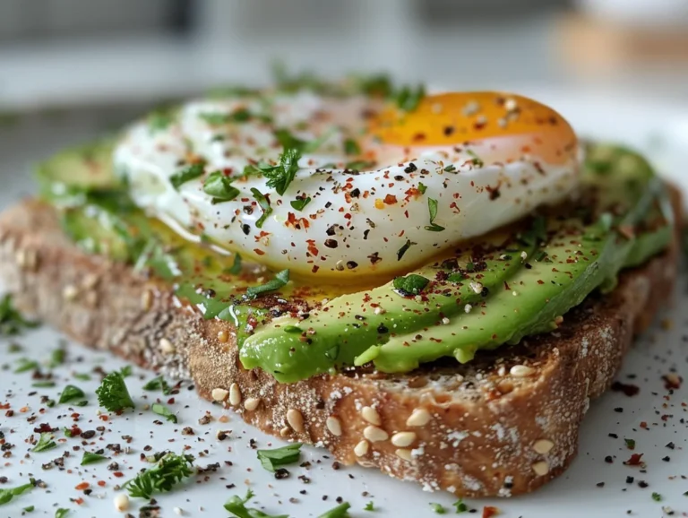 Avocado Toast with Poached Egg and Dukkah - A Delicious Start