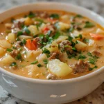 bowl of copycat outback potato soup