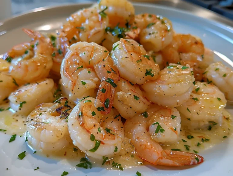 Creamy Garlic Shrimp Appetizer