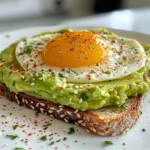 Delicious Avocado Toast with Perfectly Cooked Egg
