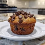Delicious Banana Chocolate Chip Muffins Freshly Baked