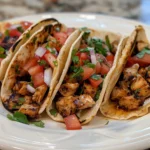 Delicious Chicken Tacos Ready to Eat