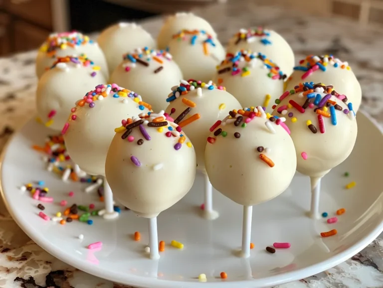 Delicious Homemade Cake Pops on Display