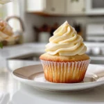 Delicious Vanilla Cupcakes on Display