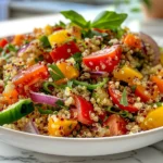 Delicious Vegetarian Quinoa Salad Bowl