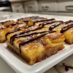 Elevated Caramel Apple Slices with Chocolate Drizzle