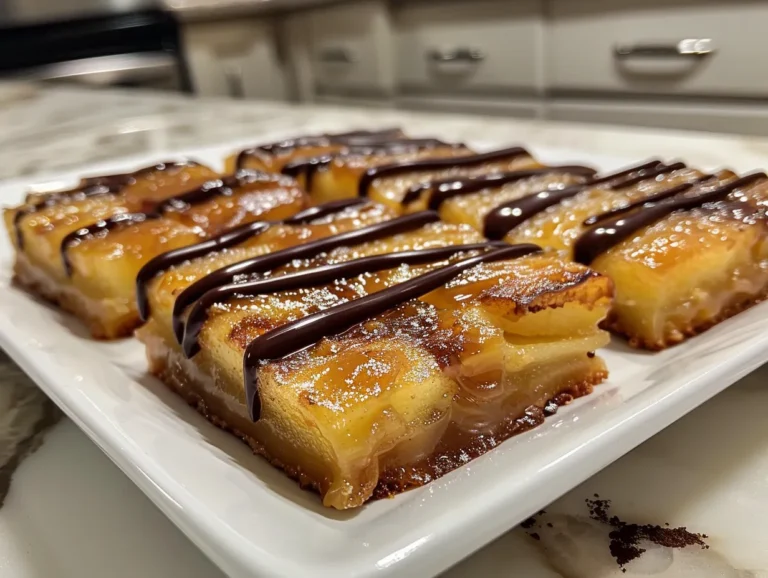 Elevated Caramel Apple Slices with Chocolate Drizzle