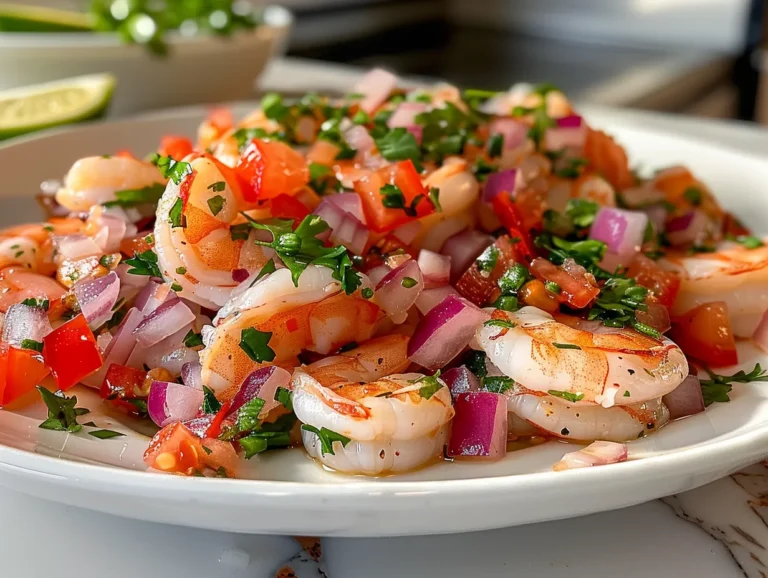 Fresh and Vibrant Shrimp Ceviche