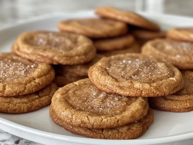 Freshly baked Brown Sugar Cookies