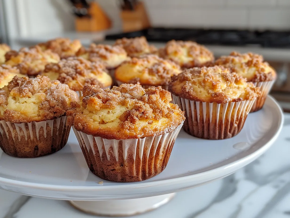 Delicious, golden brown breakfast muffins.