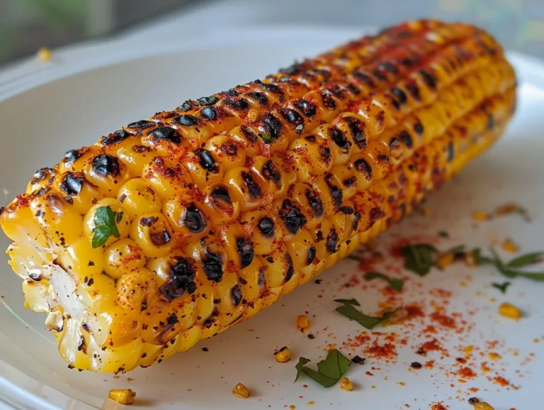 Grilled Buffalo Corn on a Cob