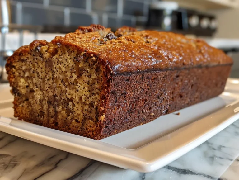 Homemade Banana Bread Fresh From the Oven