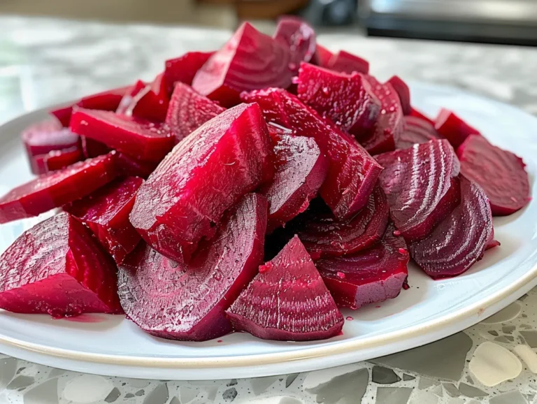Homemade Crunchy Pickled Beets