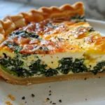 Homemade Ricotta Spinach Quiche