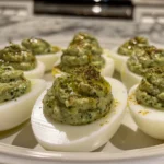 Pesto Deviled Eggs Appetizer