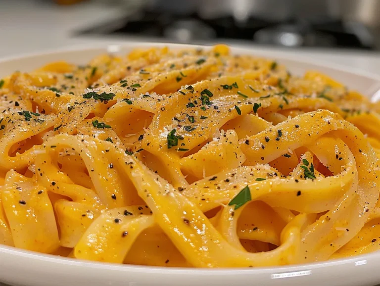 Pumpkin Pasta with Sage Perfection