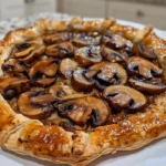 Rustic Mushroom Galette Display