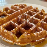 Stack of Pumpkin Spice Waffles