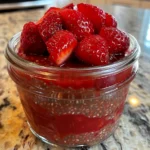 Strawberry Chia Seed Pudding
