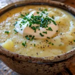 Warm and Comforting Bowl of Potato Soup