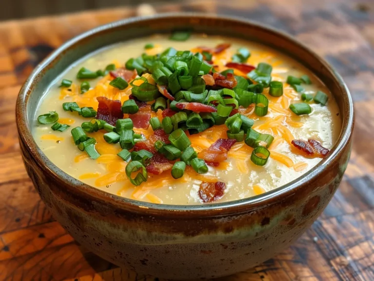 Warm and Comforting Loaded Baked Potato Soup