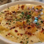 A bowl of hearty German Potato Soup