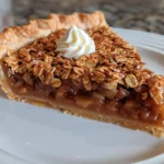 Apple Butter Pie with Cinnamon Oat Topping Display
