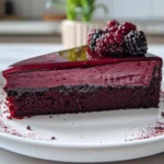 Blackberry Velvet Gothic Cake Display