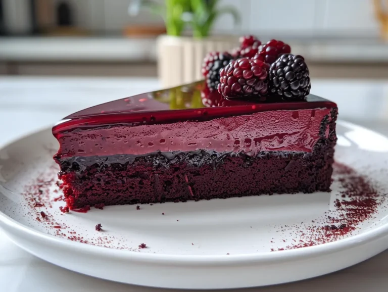 Blackberry Velvet Gothic Cake Display