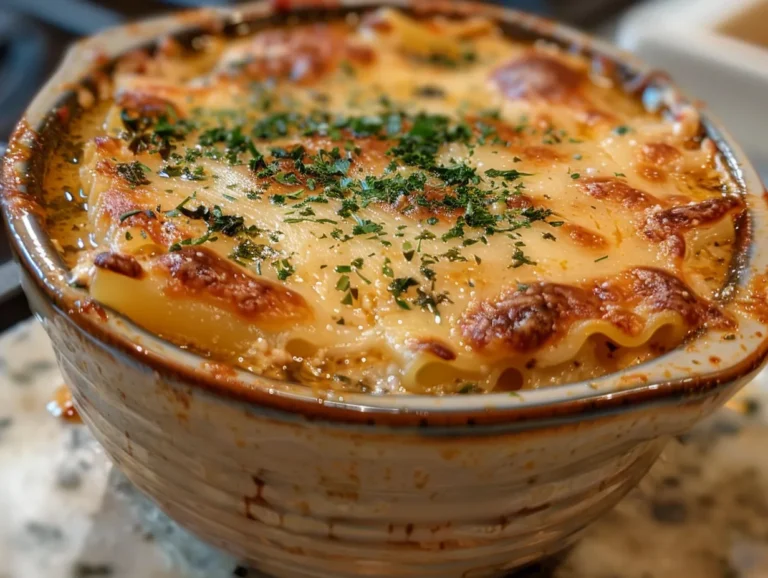 Bowl of Lasagna Soup