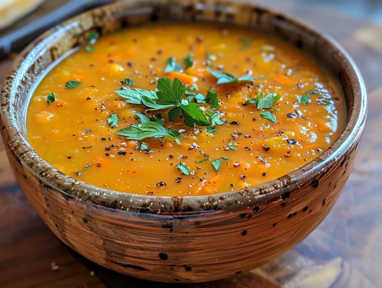 Bowl of Roasted Vegetable Soup